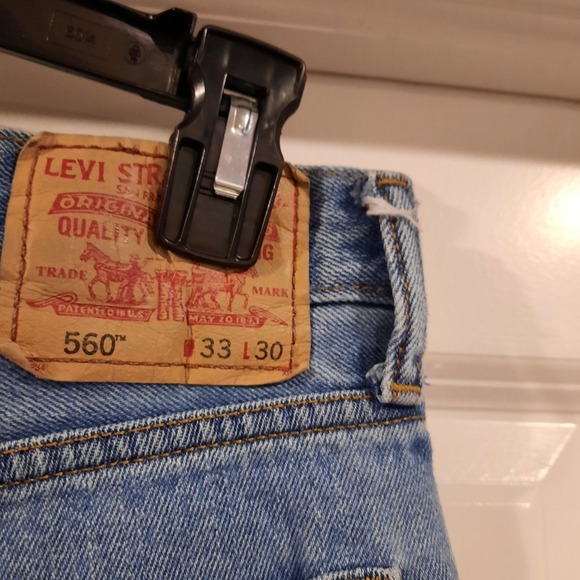 Levis Jeans‎ Mens 33x30 Comfort Fit 560 Baggy Loose Paint Splatter Y2K Skater - Picture 9 of 15